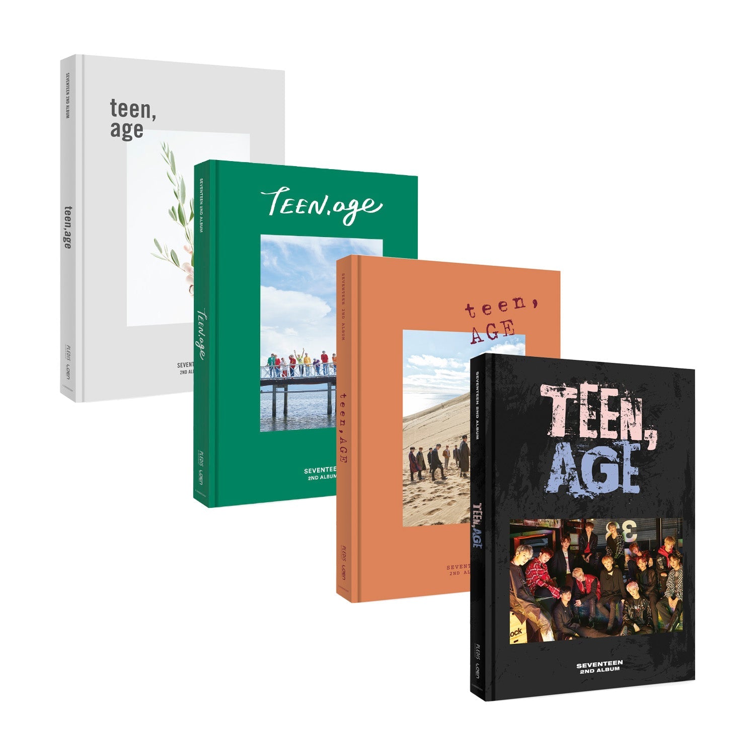 SEVENTEEN 2ND ALBUM 'TEEN, AGE' (RE-RELEASE) SET COVER