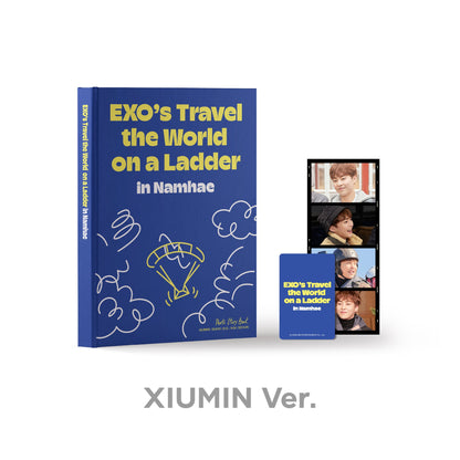 EXO 'EXO'S TRAVEL THE WORLD ON A LADDER IN NAMHAE' PHOTO STORY BOOK XIUMIN COVER