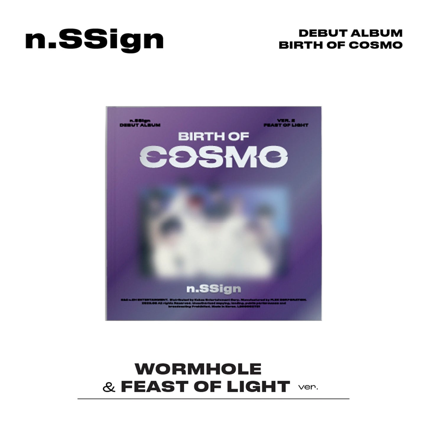 N.SSIGN DEBUT ALBUM 'BIRTH OF COSMO' FEAST OF LIGHT VERSION COVER