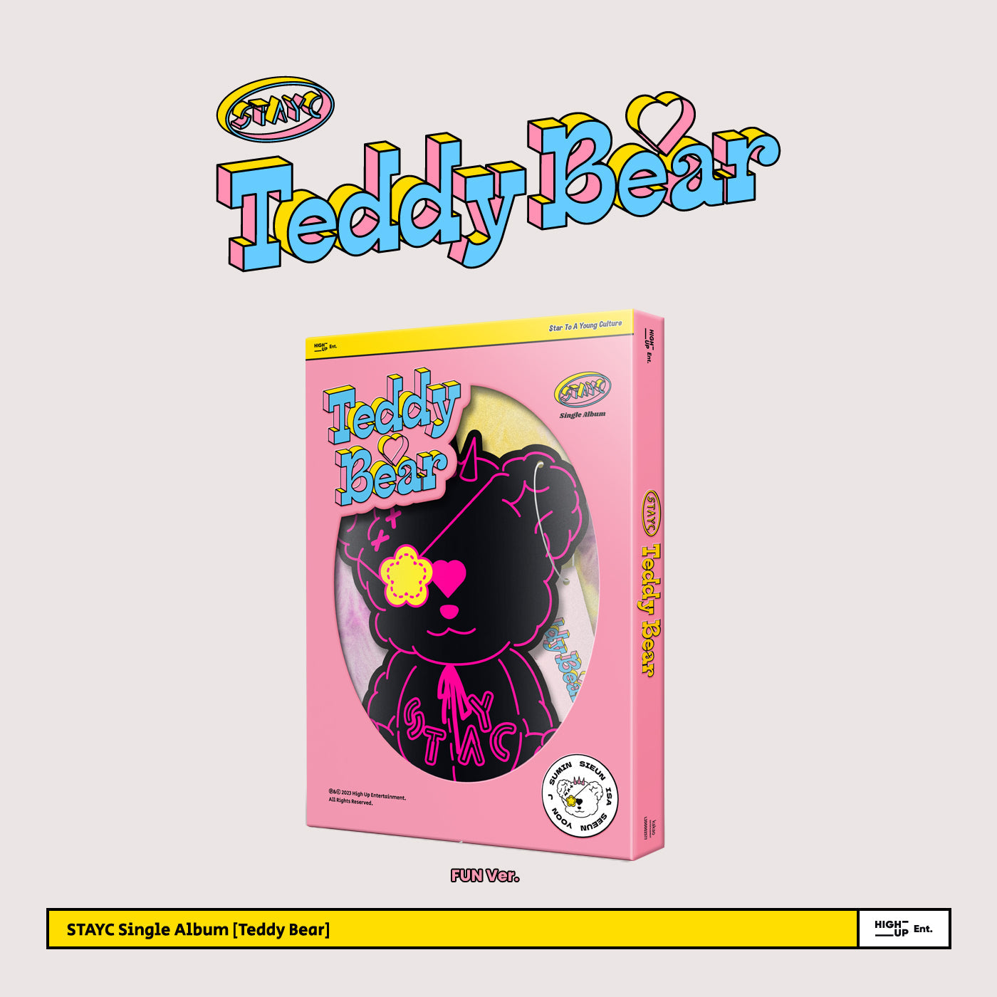 STAYC 4TH SINGLE ALBUM 'TEDDY BEAR' FUN VERSION COVER