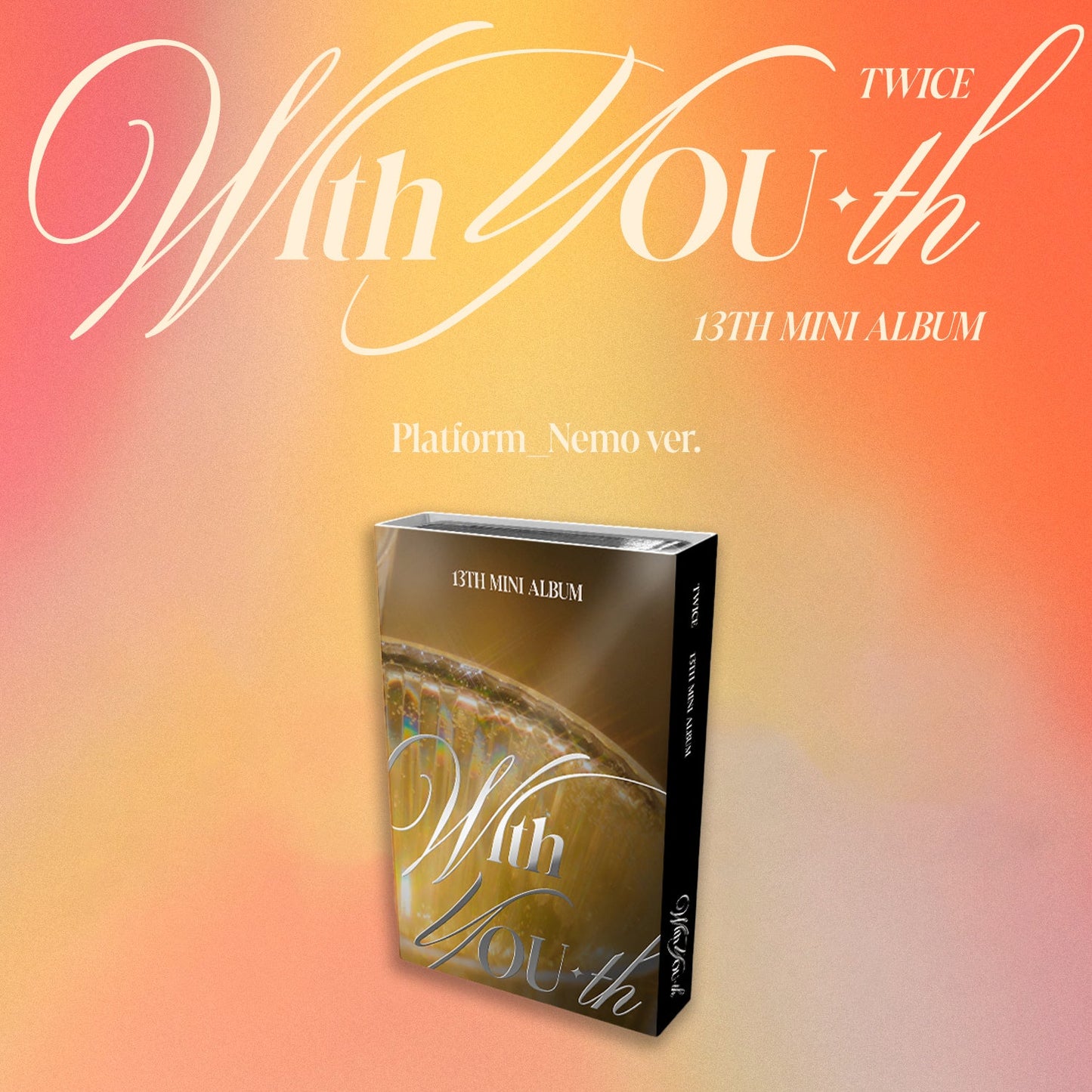 TWICE 13TH MINI ALBUM 'WITH YOU-TH' (NEMO) GLOWING VERSION COVER