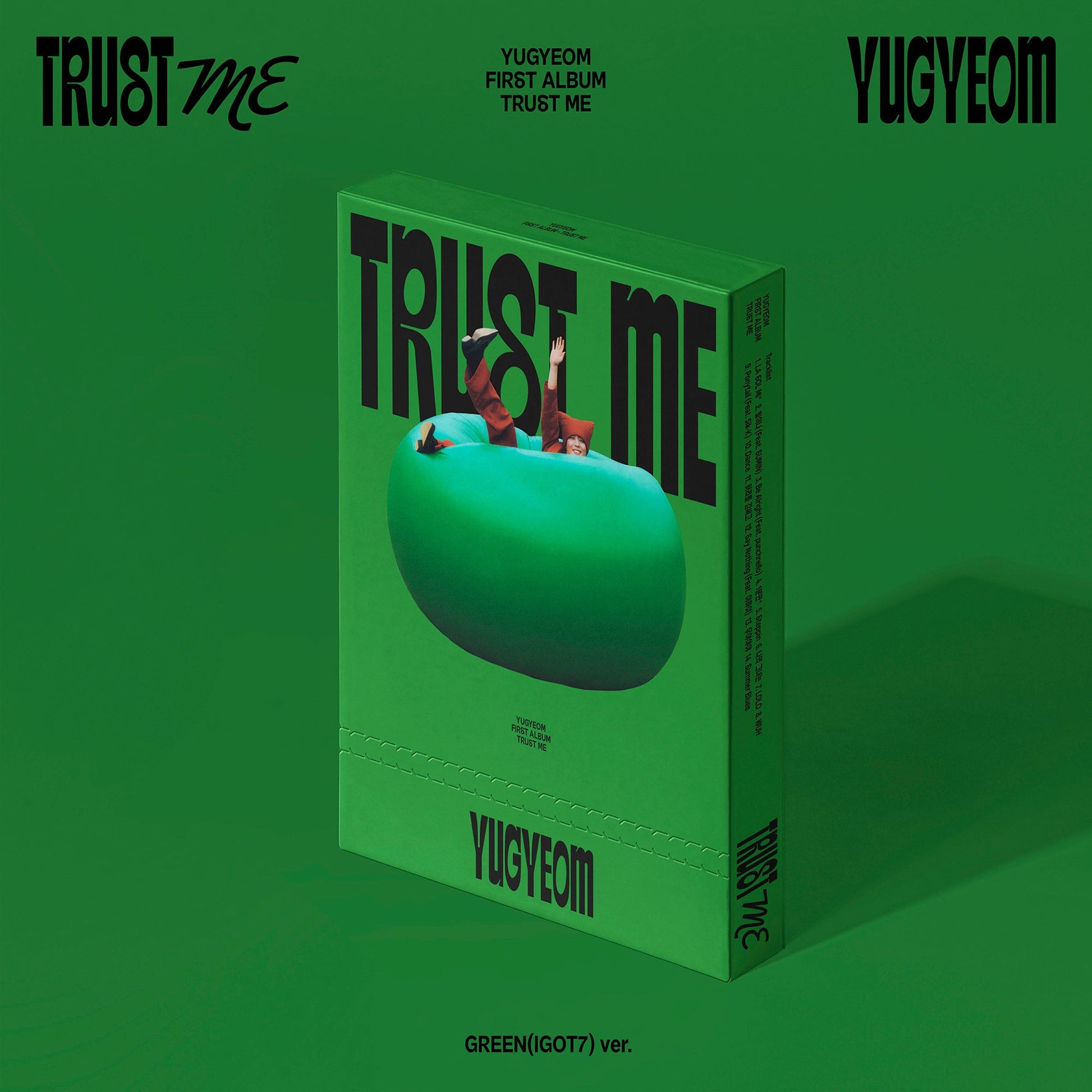 YUGYEOM 1ST ALBUM 'TRUST ME' GREEN(IGOT7) VERSION COVER