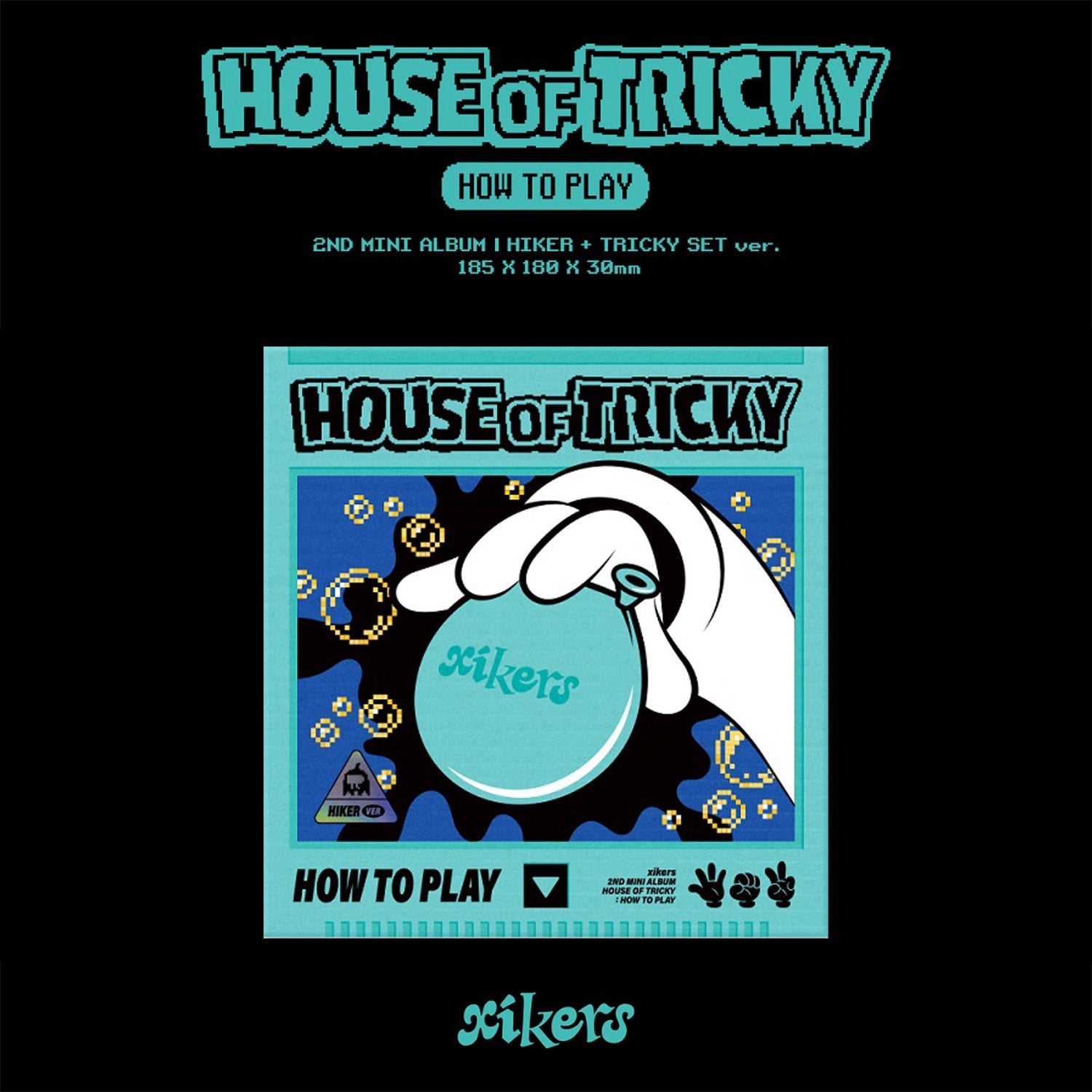 XIKERS 2ND MINI ALBUM 'HOUSE OF TRICKY : HOW TO PLAY' HIKER VERSION COVER