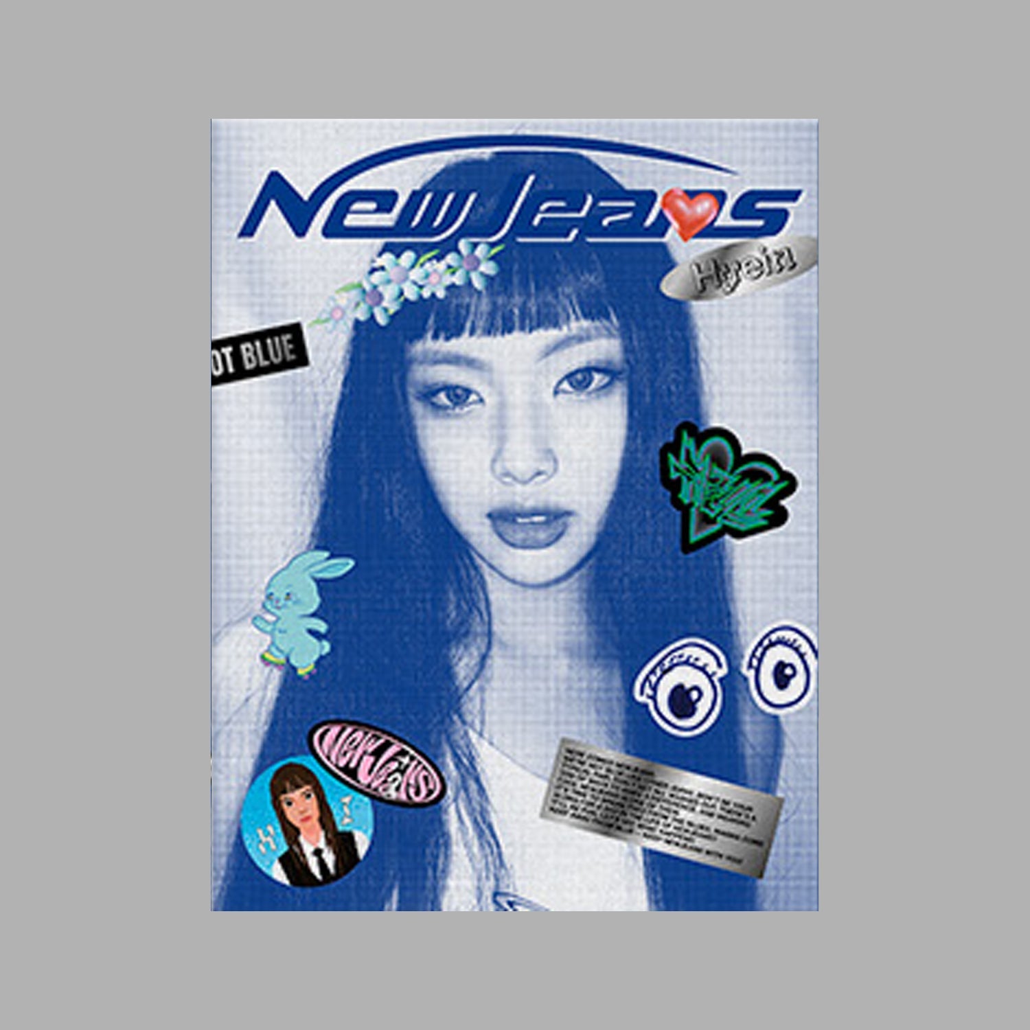 NEWJEANS 1ST EP ALBUM 'NEW JEANS' (BLUEBOOK) HYEIN VERSION COVER