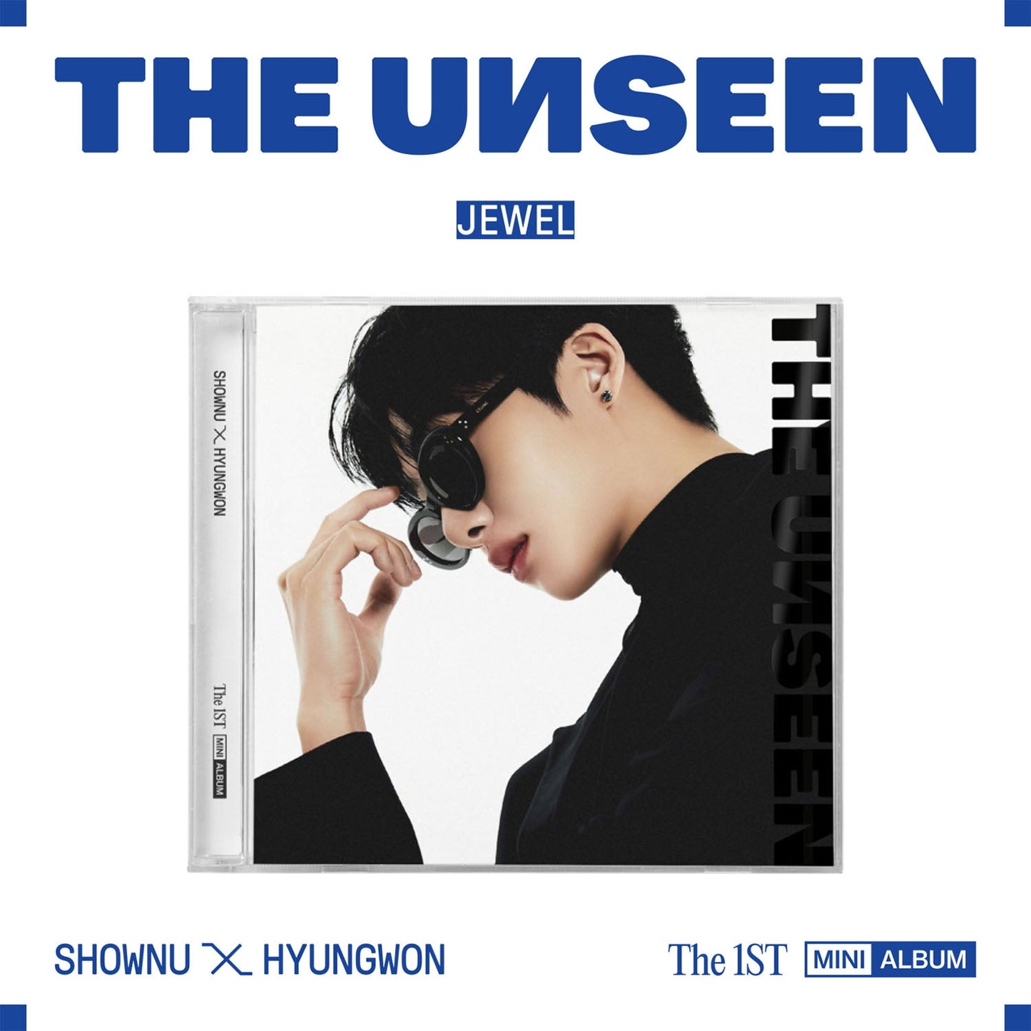 SHOWNU X HYUNGWON 1ST MINI ALBUM 'THE UNSEEN' (JEWEL) HYUNGWON VERSION COVER