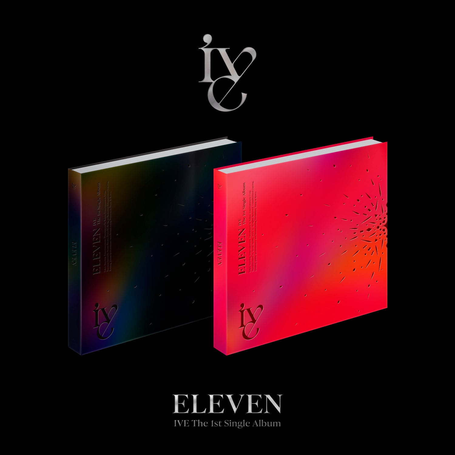 IVE 1ST SINGLE ALBUM 'ELEVEN' set cover
