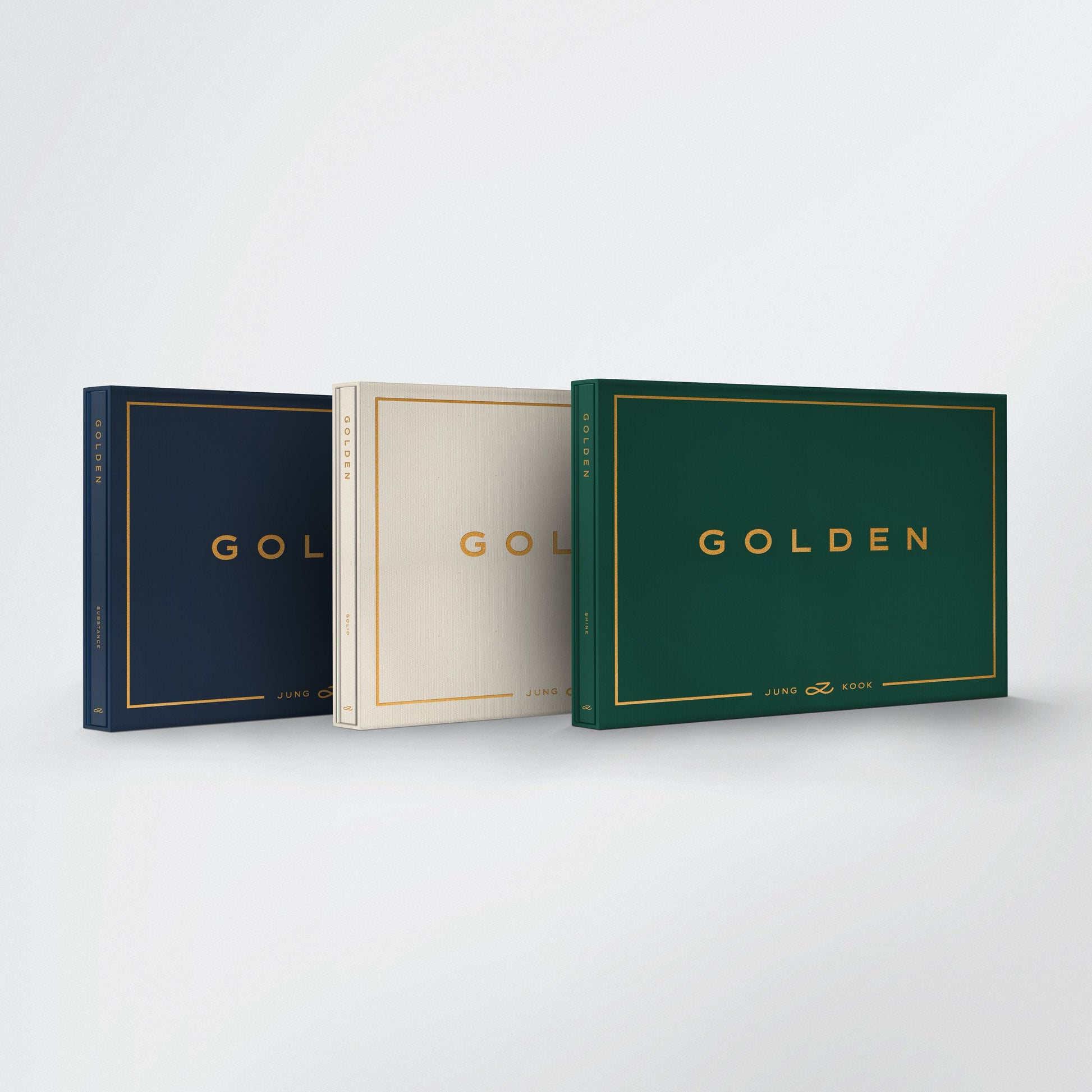 JUNGKOOK SOLO ALBUM 'GOLDEN' SET COVER
