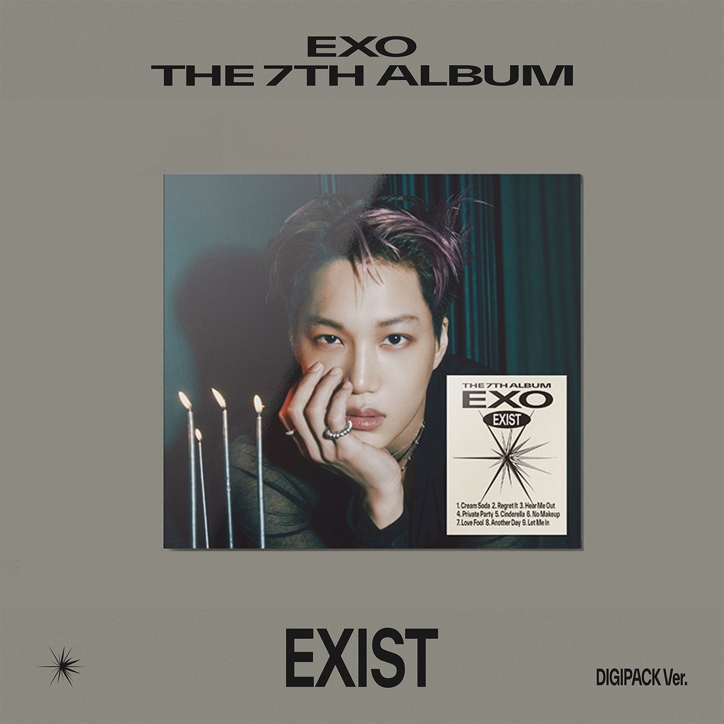EXO 7TH ALBUM 'EXIST' (DIGIPACK) KAI VERSION COVER
