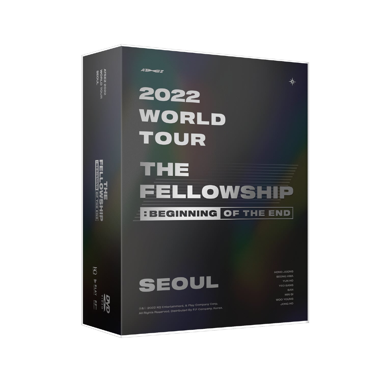 ATEEZ 'THE FELLOWSHIP OF SEOUL: BEGINNING OF THE END' DVD COVER