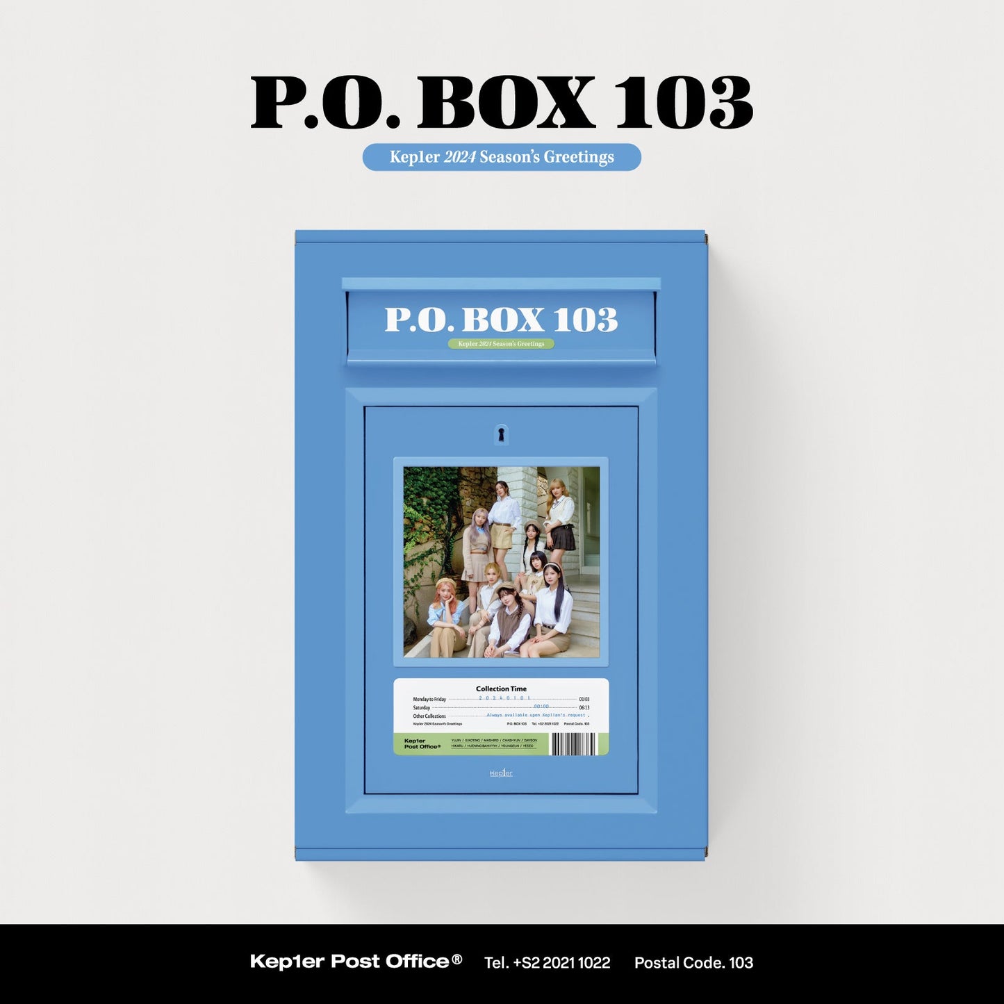 KEP1ER 2024 SEASON'S GREETINGS 'P.O. BOX 103' COVER