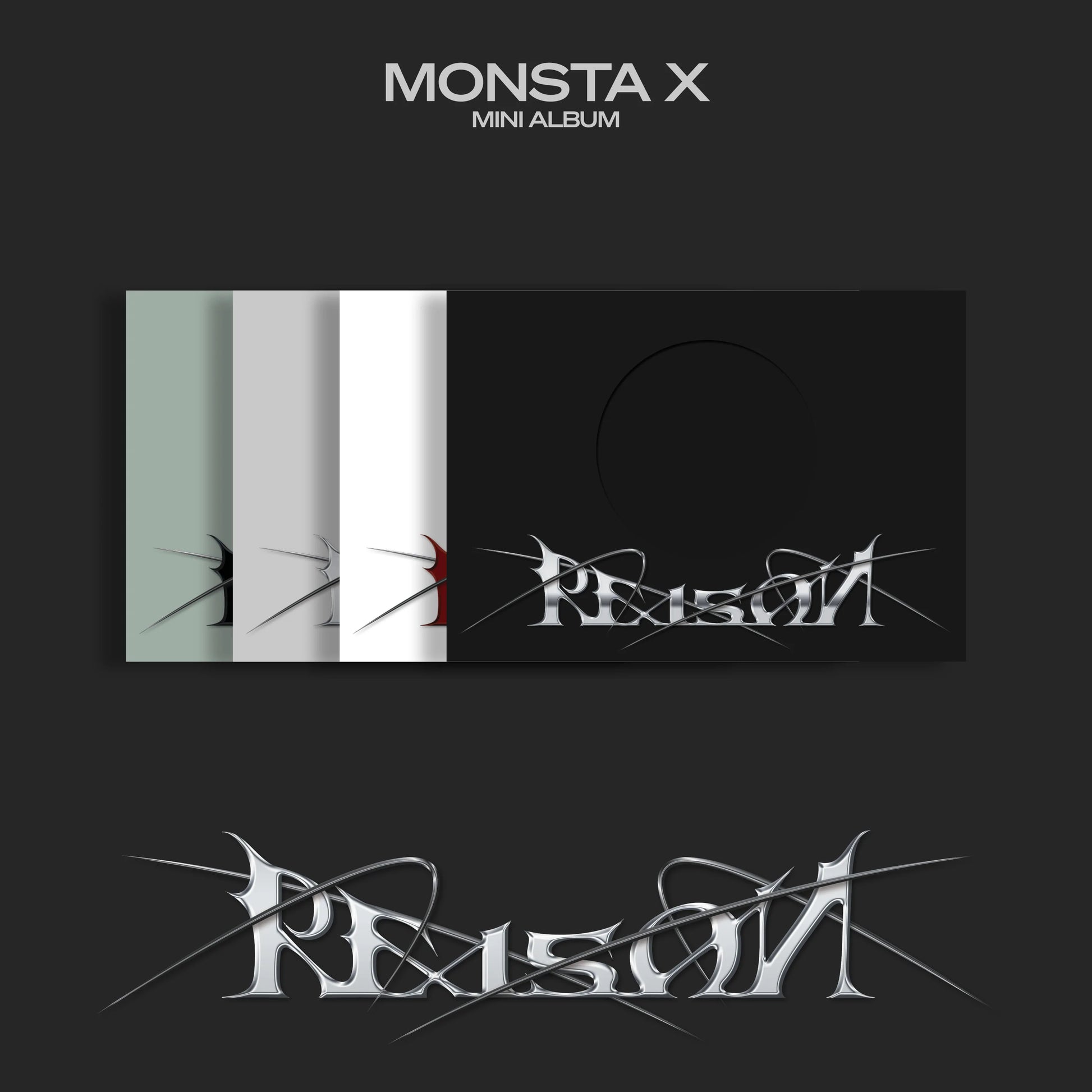 MONSTA X 12TH MINI ALBUM 'REASON' SET COVER