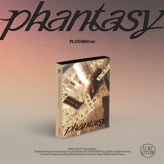 THE BOYZ 2ND ALBUM 'PHANTASY PT. 3 LOVE LETTER' (PLATFORM) WRITE VERSION COVER