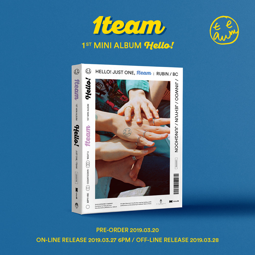 1TEAM 1ST MINI ALBUM 'HELLO!'