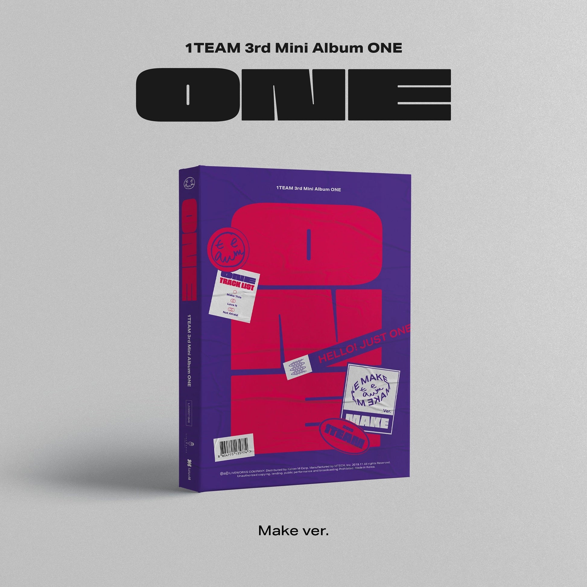 1TEAM 3RD MINI ALBUM 'ONE' - KPOP REPUBLIC