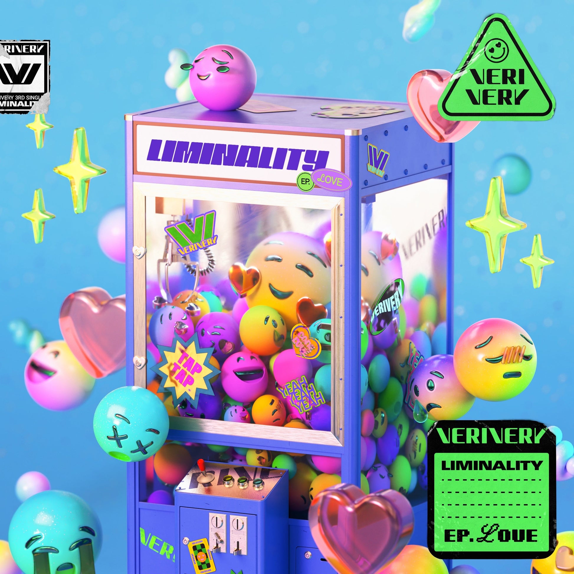 VERIVERY 3RD SINGLE ALBUM 'LIMINALITY - EP.LOVE' OVER VERSION COVER