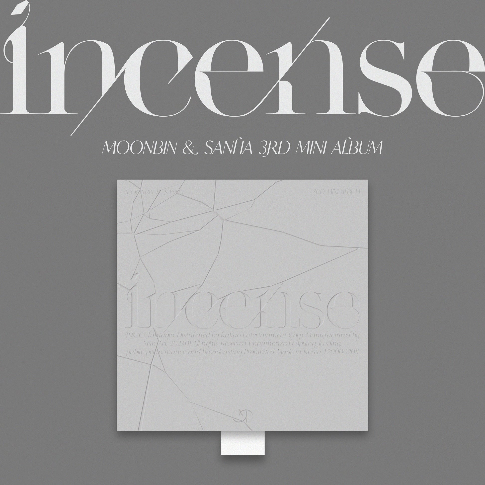 MOONBIN & SANHA (ASTRO) 3RD MINI ALBUM 'INCENSE' PURE VERSION COVER
