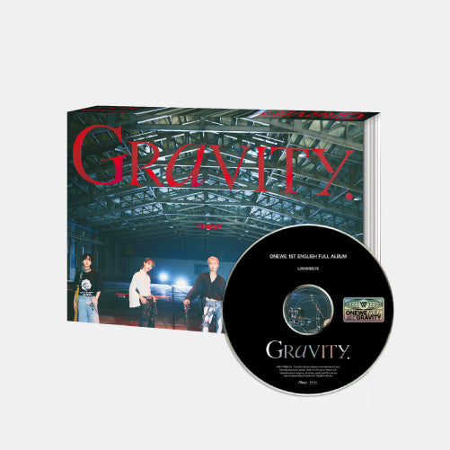 ONEWE 1ST ENGLISH FULL ALBUM 'GRAVITY' COVER