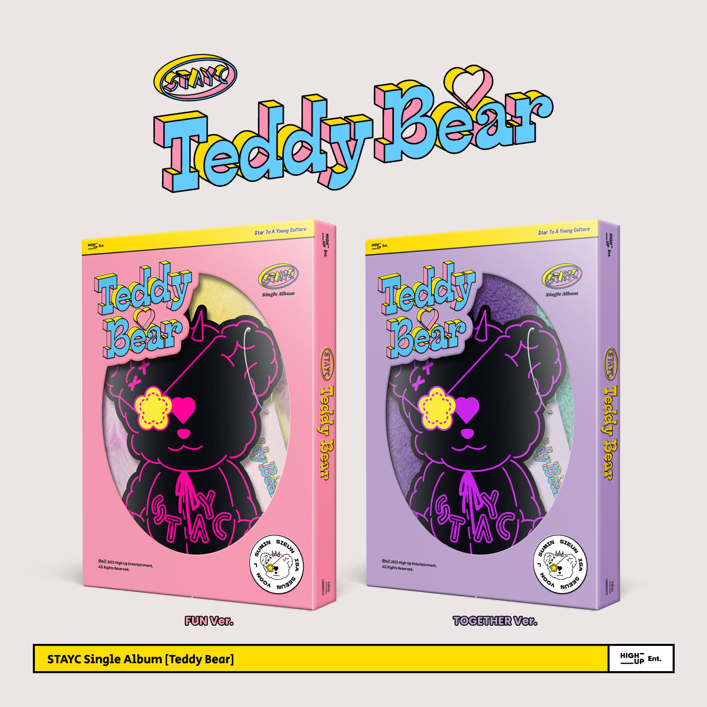 STAYC 4TH SINGLE ALBUM 'TEDDY BEAR' SET COVER