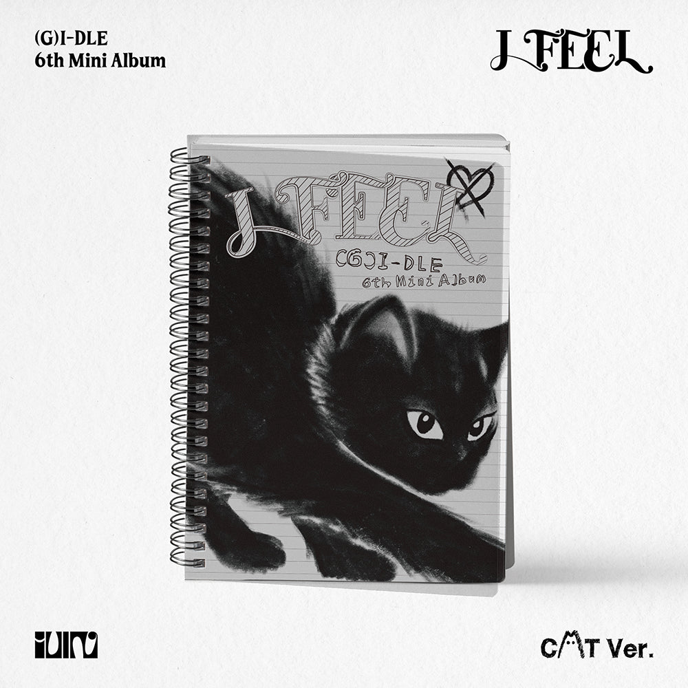 (G)I-DLE 6TH MINI ALBUM 'I FEEL' CAT VERSION COVER