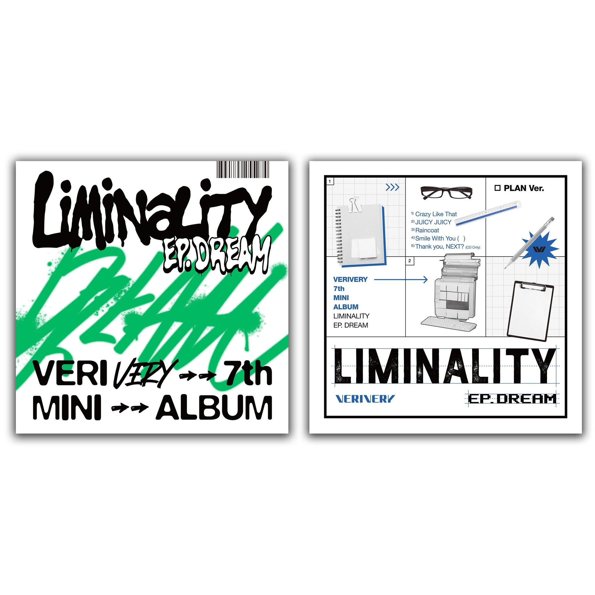 VERIVERY 7TH MINI ALBUM 'LIMINALITY - EP.DREAM' SET COVER
