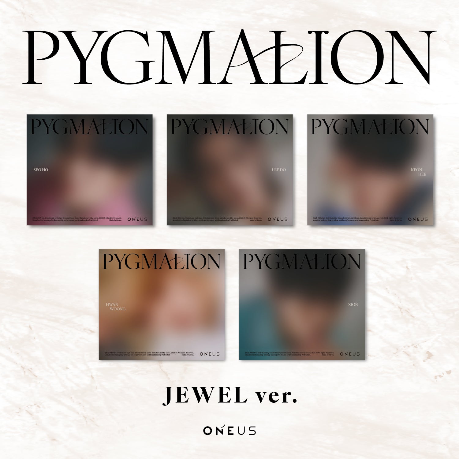 ONEUS 9TH MINI ALBUM 'PYGMALION' (JEWEL) COVER