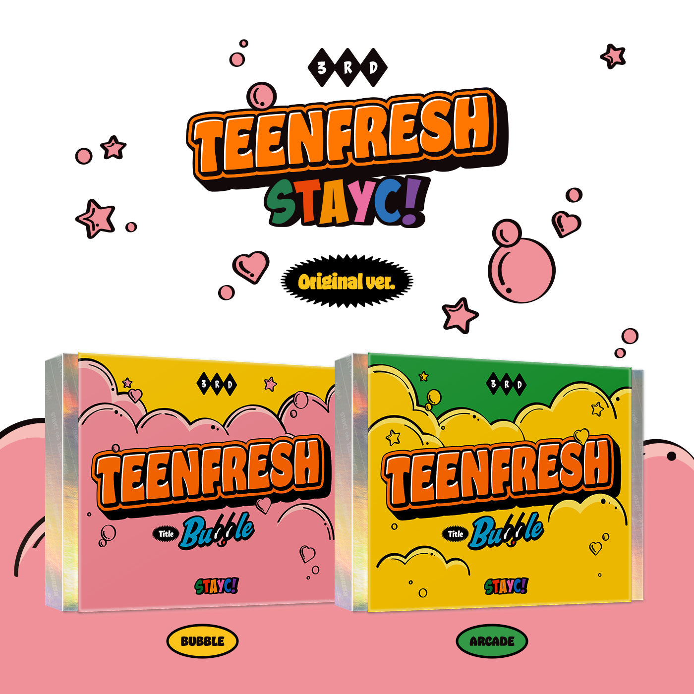 STAYC 3RD MINI ALBUM 'TEENFRESH' COVER