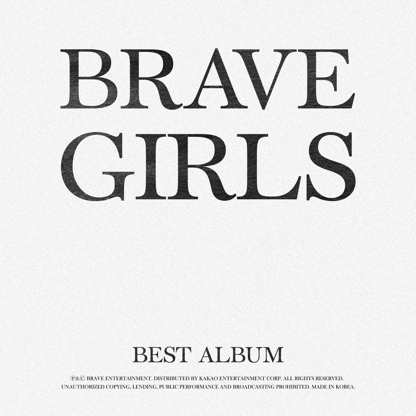 BRAVE GIRLS ALBUM 'BEST ALBUM' COVER