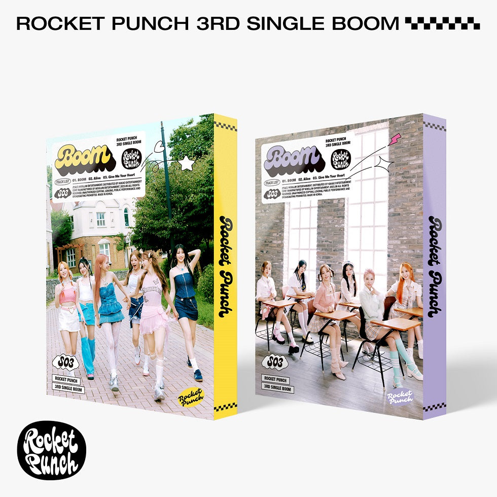 ROCKET PUNCH 3RD SINGLE ALBUM 'BOOM' SET COVER