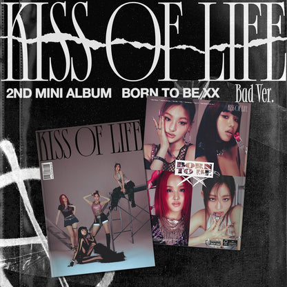 KISS OF LIFE 2ND MINI ALBUM 'BORN TO BE XX' BAD VERSION COVER