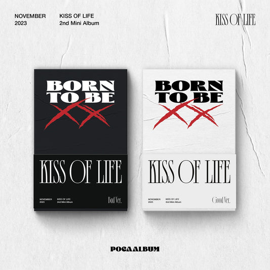 KISS OF LIFE 2ND MINI ALBUM 'BORN TO BE XX' (POCA) SET COVER