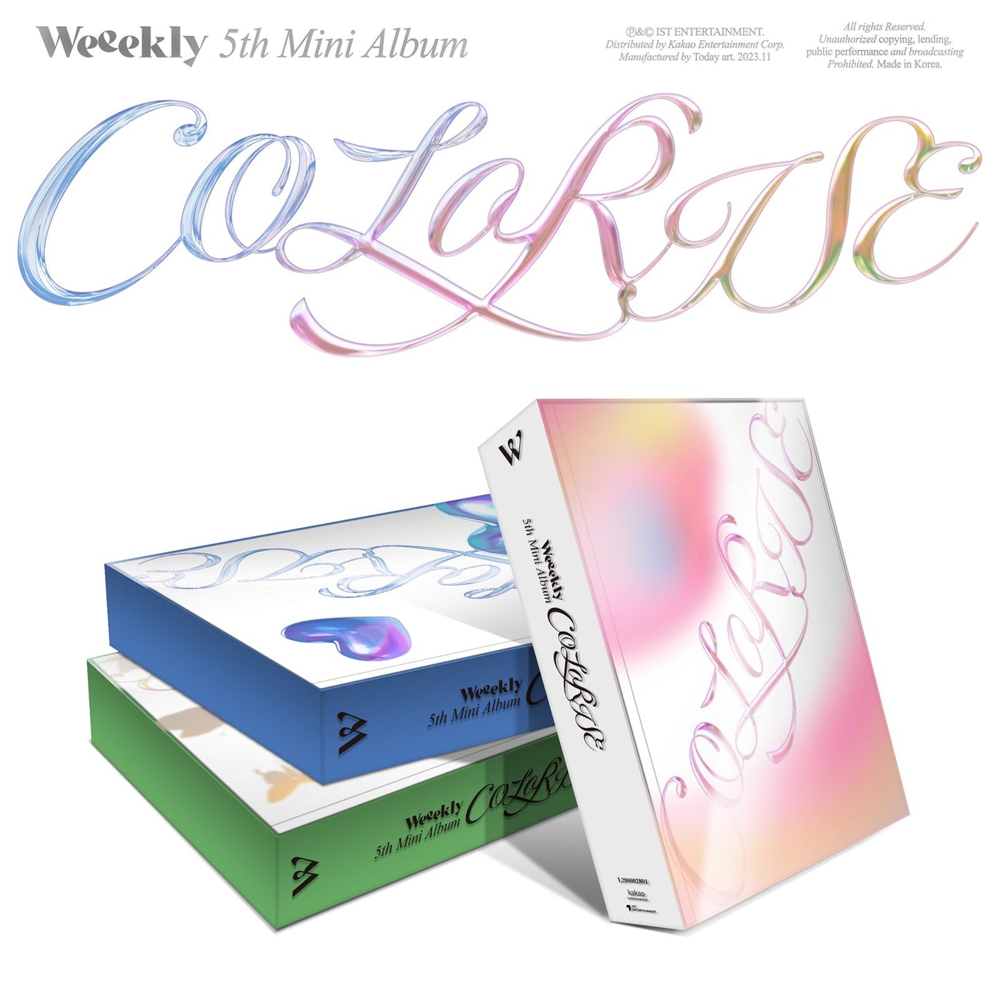 WEEEKLY 5TH MINI ALBUM 'COLORISE' SET COVER