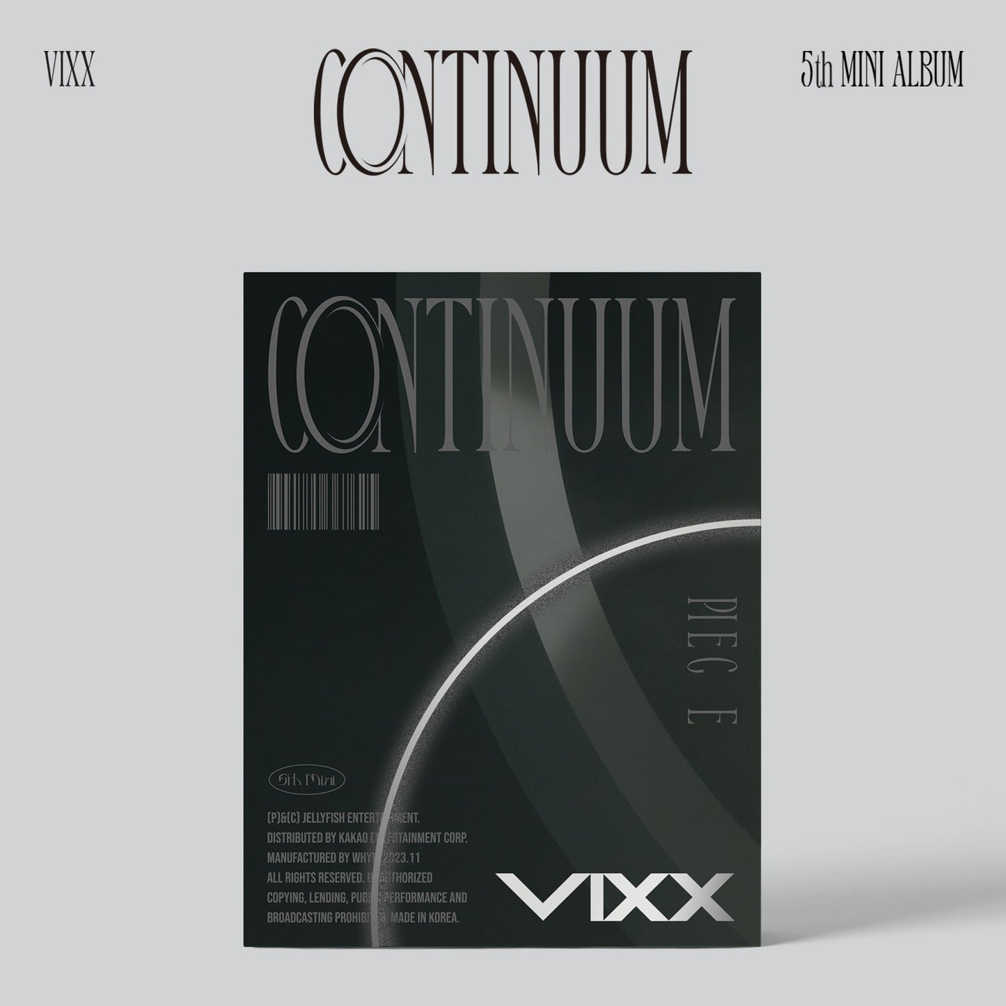 VIXX 5TH MINI ALBUM 'CONTINUUM' PIECE VERSION COVER