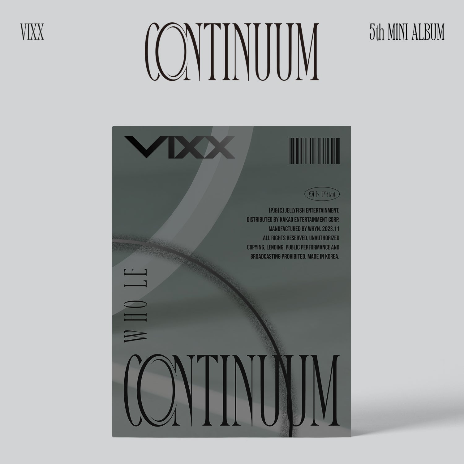 VIXX 5TH MINI ALBUM 'CONTINUUM' WHOLE VERSION COVER