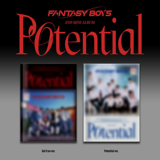 FANTASY BOYS 2ND MINI ALBUM 'POTENTIAL' SET COVER