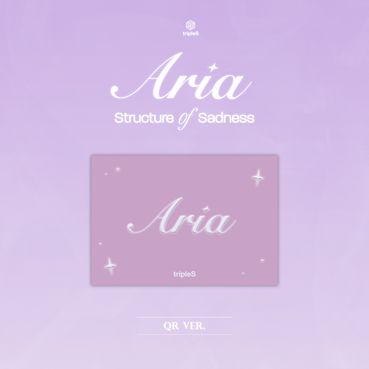 TRIPLES SINGLE ALBUM 'ARIA - STRUCTURE OF SADNESS' (QR) COVER