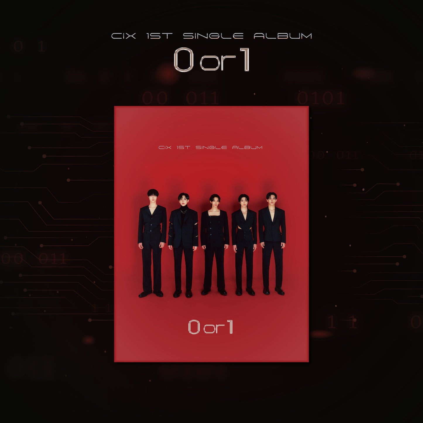 CIX 1ST SINGLE ALBUM '0 OR 1' ANDROID VERSION COVER