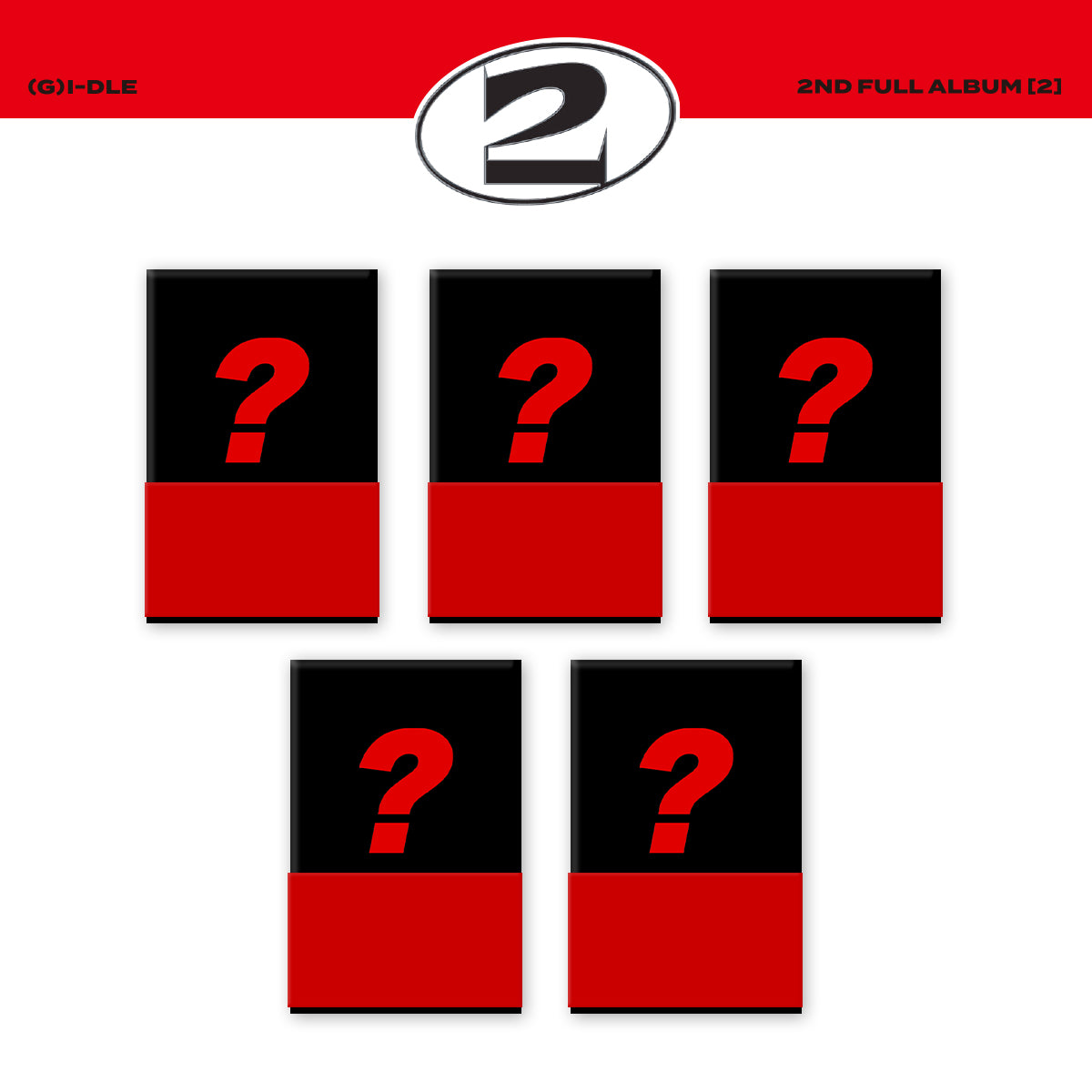 (G)I-DLE 2ND ALBUM '2' (POCA) COVER
