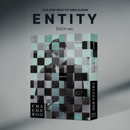  CHA EUN-WOO 1ST MINI ALBUM 'ENTITY' EACH VERSION COVER