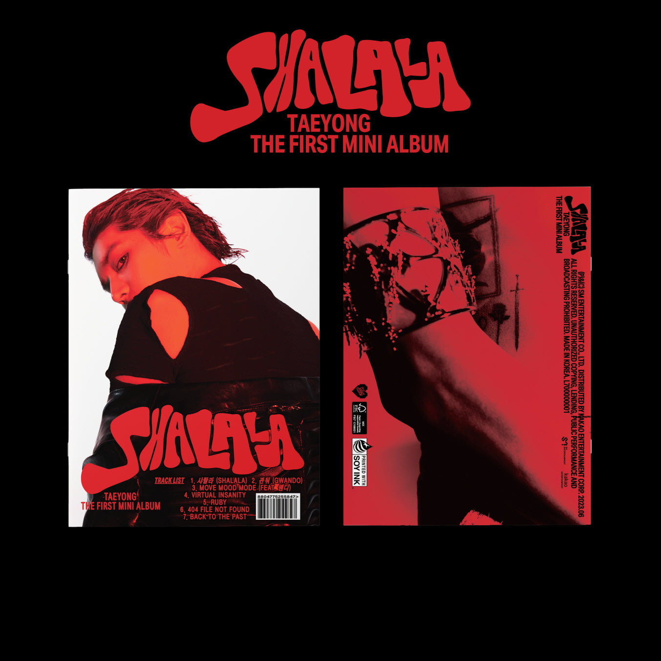 TAEYONG 1ST ALBUM 'SHALALA' THORN VERSION COVER