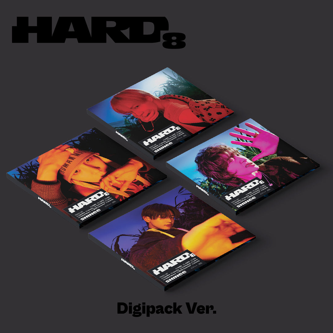 SHINEE 8TH ALBUM 'HARD' (DIGIPACK) SET COVER