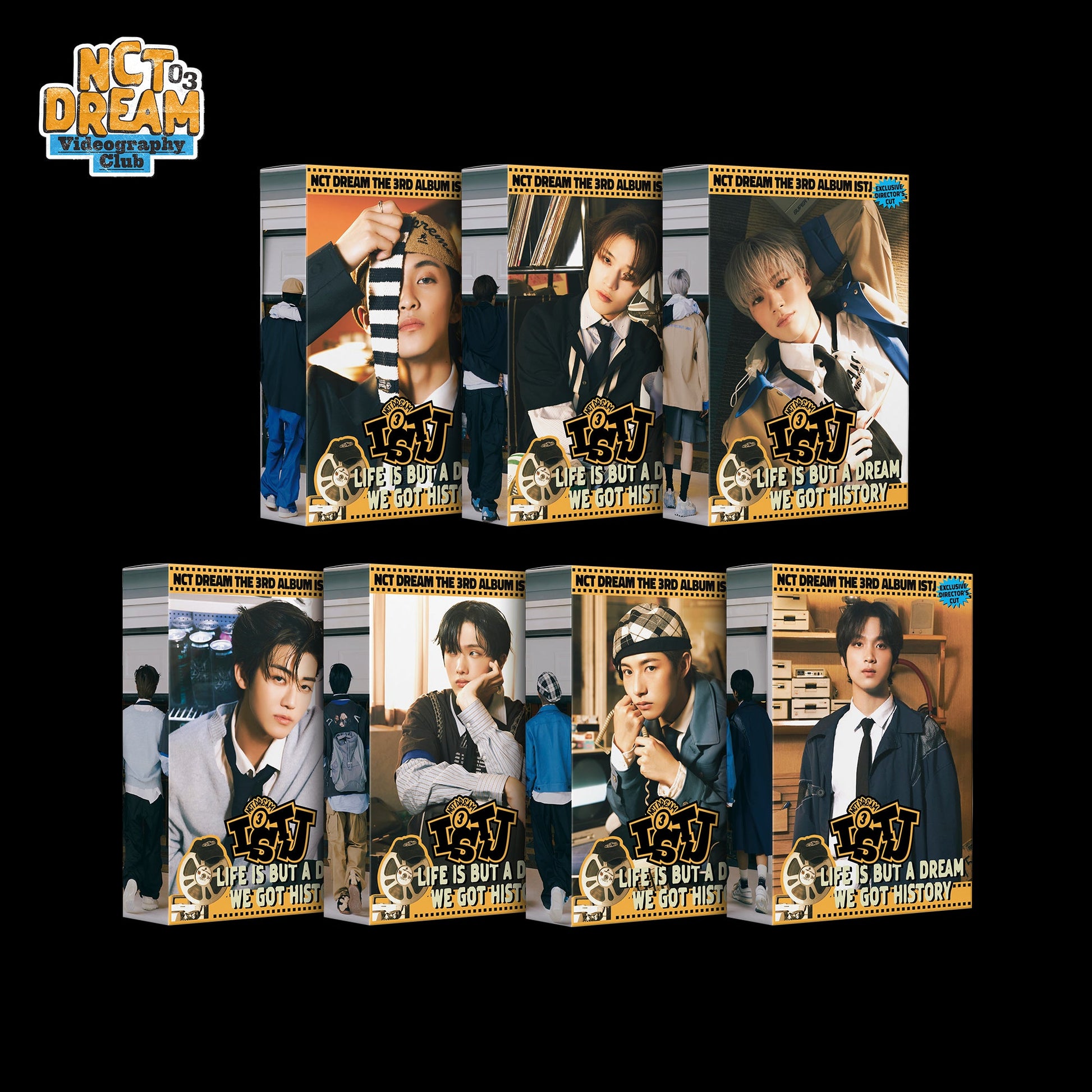 NCT DREAM 3RD ALBUM 'ISTJ' (7DREAM QR) SET COVER