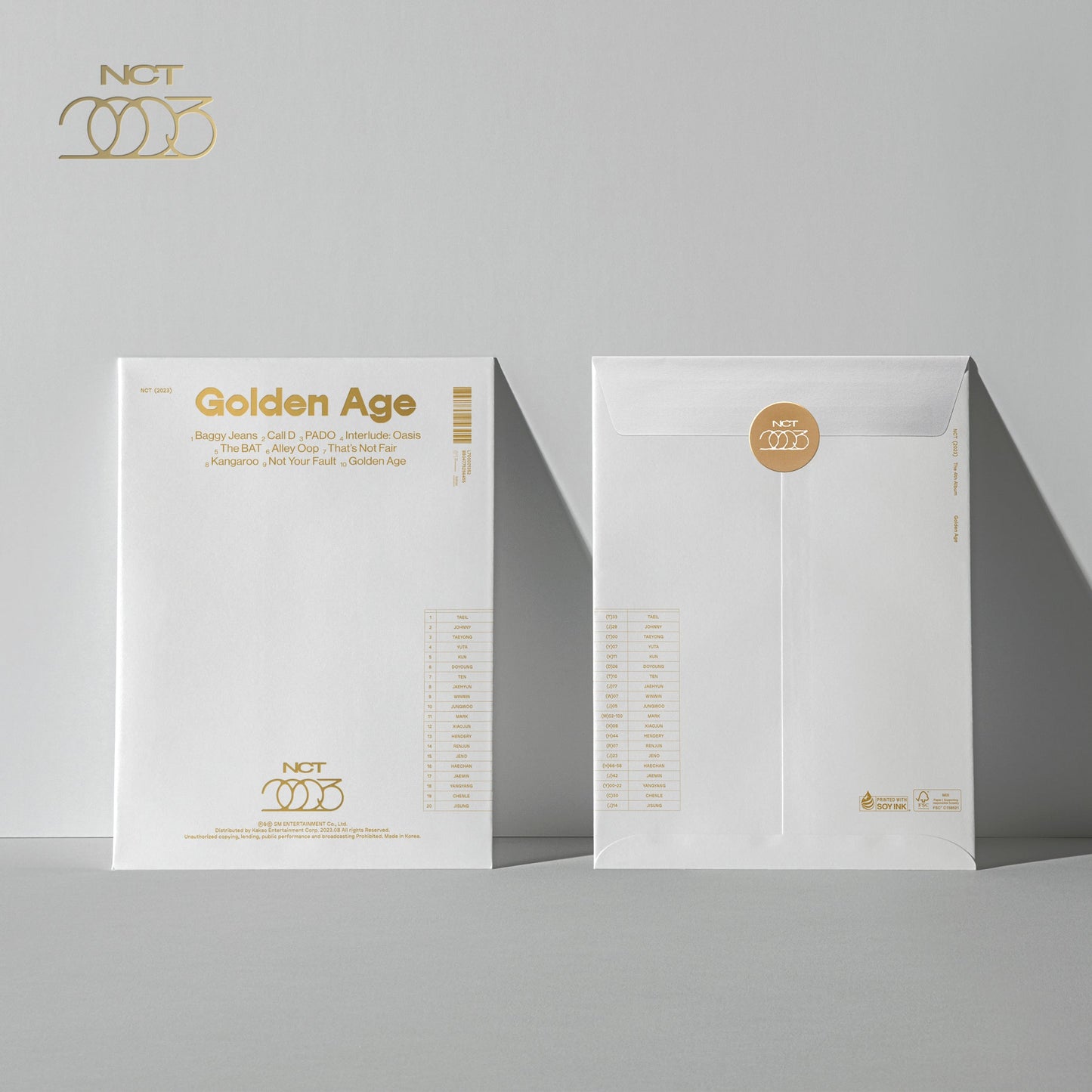 NCT 4TH ALBUM 'GOLDEN AGE' COLLECTING VERSION COVER