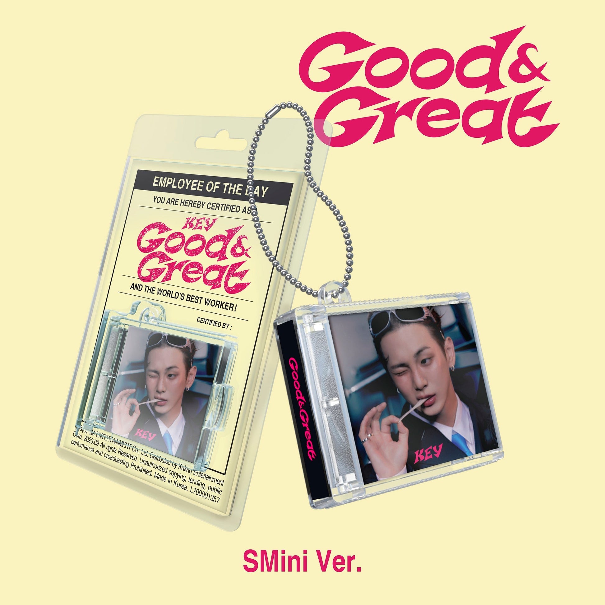 KEY (SHINEE) 2ND MINI ALBUM 'GOOD & GREAT' (SMINI) COVER
