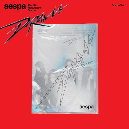 AESPA 4TH MINI ALBUM 'DRAMA' (DRAMA) COVER