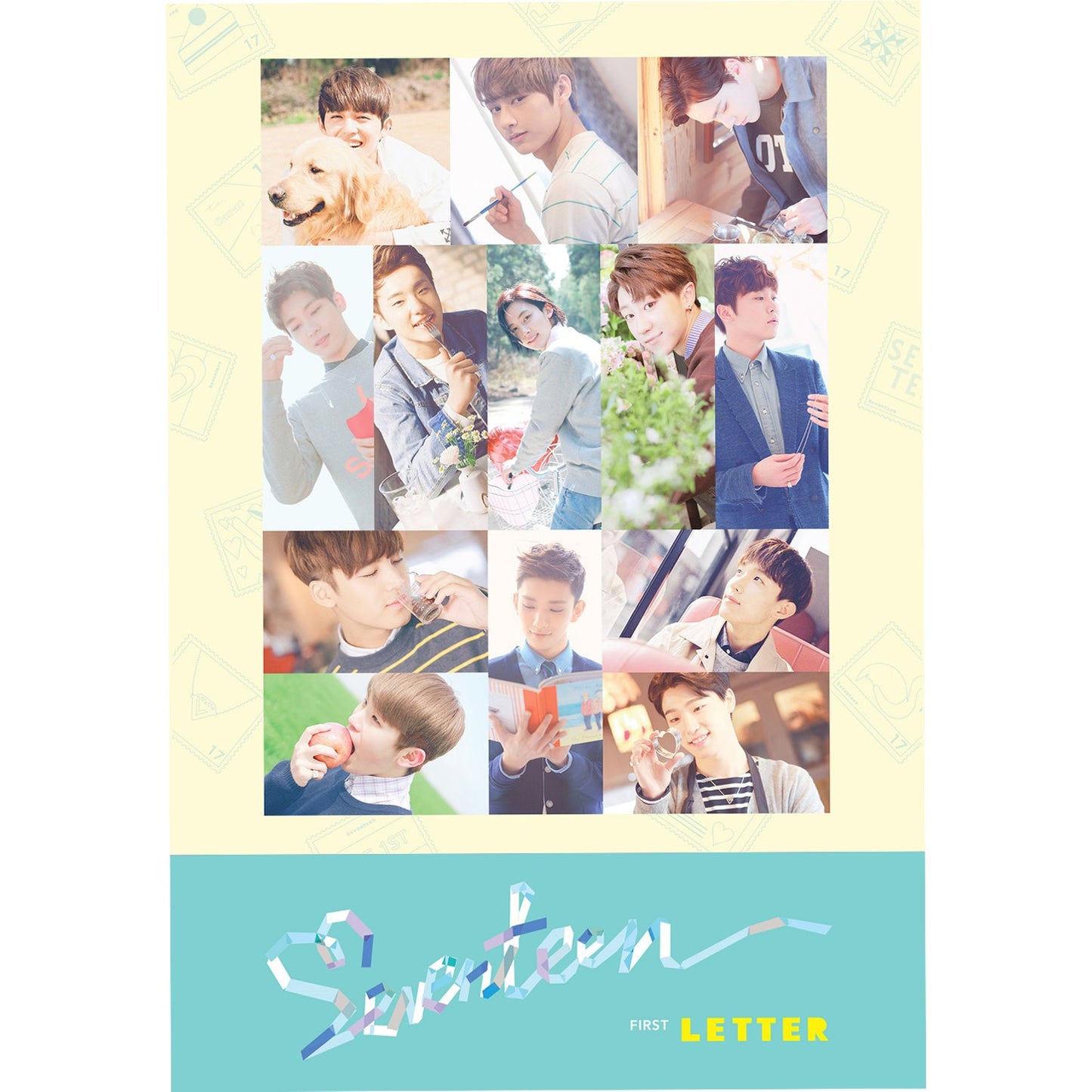 SEVENTEEN 1ST ALBUM 'FIRST LOVE&LETTER' (RE-RELEASE) LETTER VERSION COVER