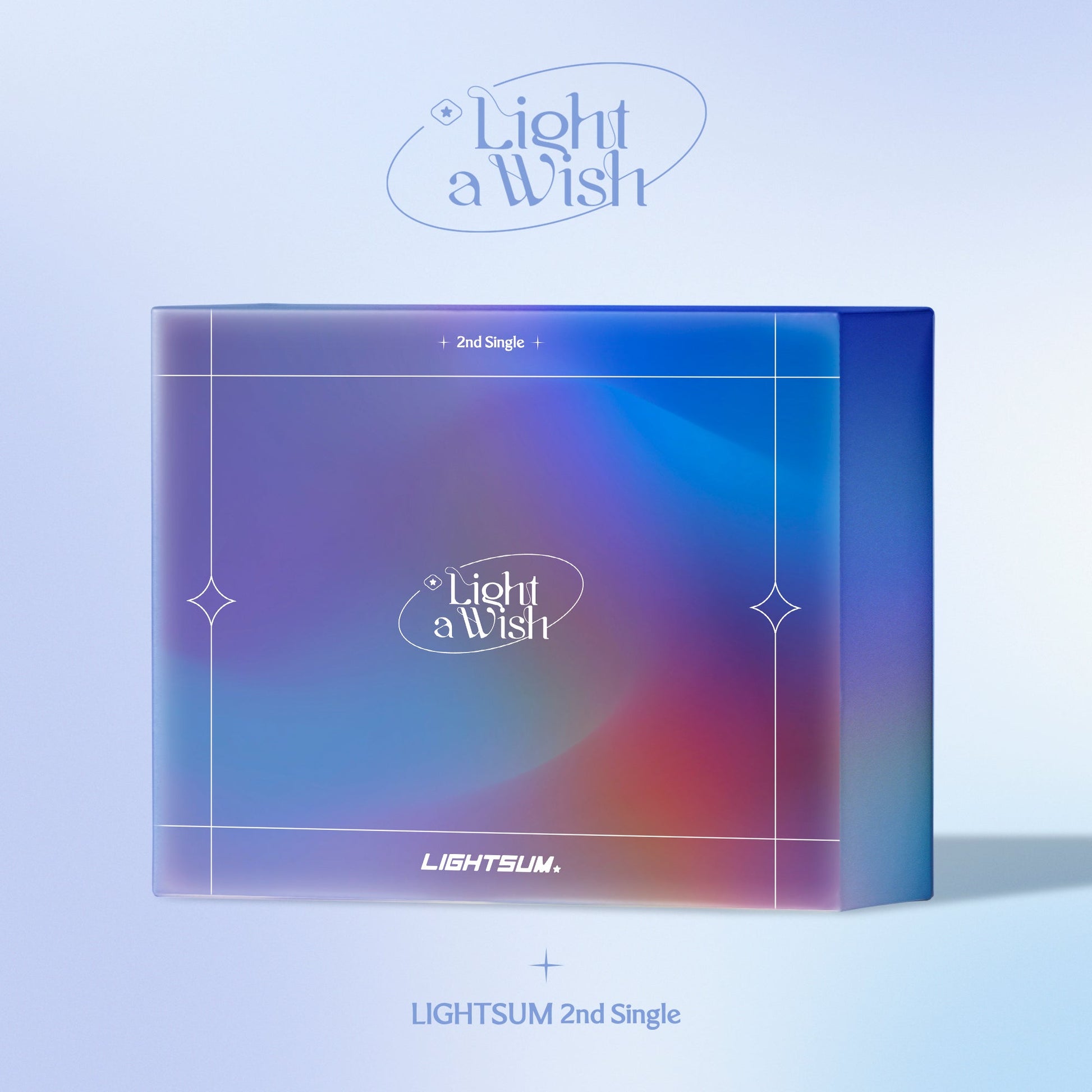 LIGHTSUM 2ND SINGLE ALBUM 'LIGHT A WISH' light cover
