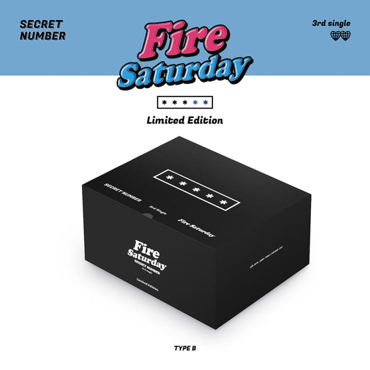 SECRET NUMBER 3RD SINGLE ALBUM 'FIRE SATURDAY' LIMITED EDITION B cover