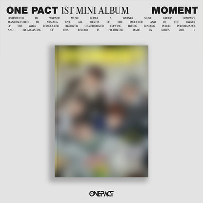 ONE PACT 1ST MINI ALBUM 'MOMENT' NERD VERSION COVER