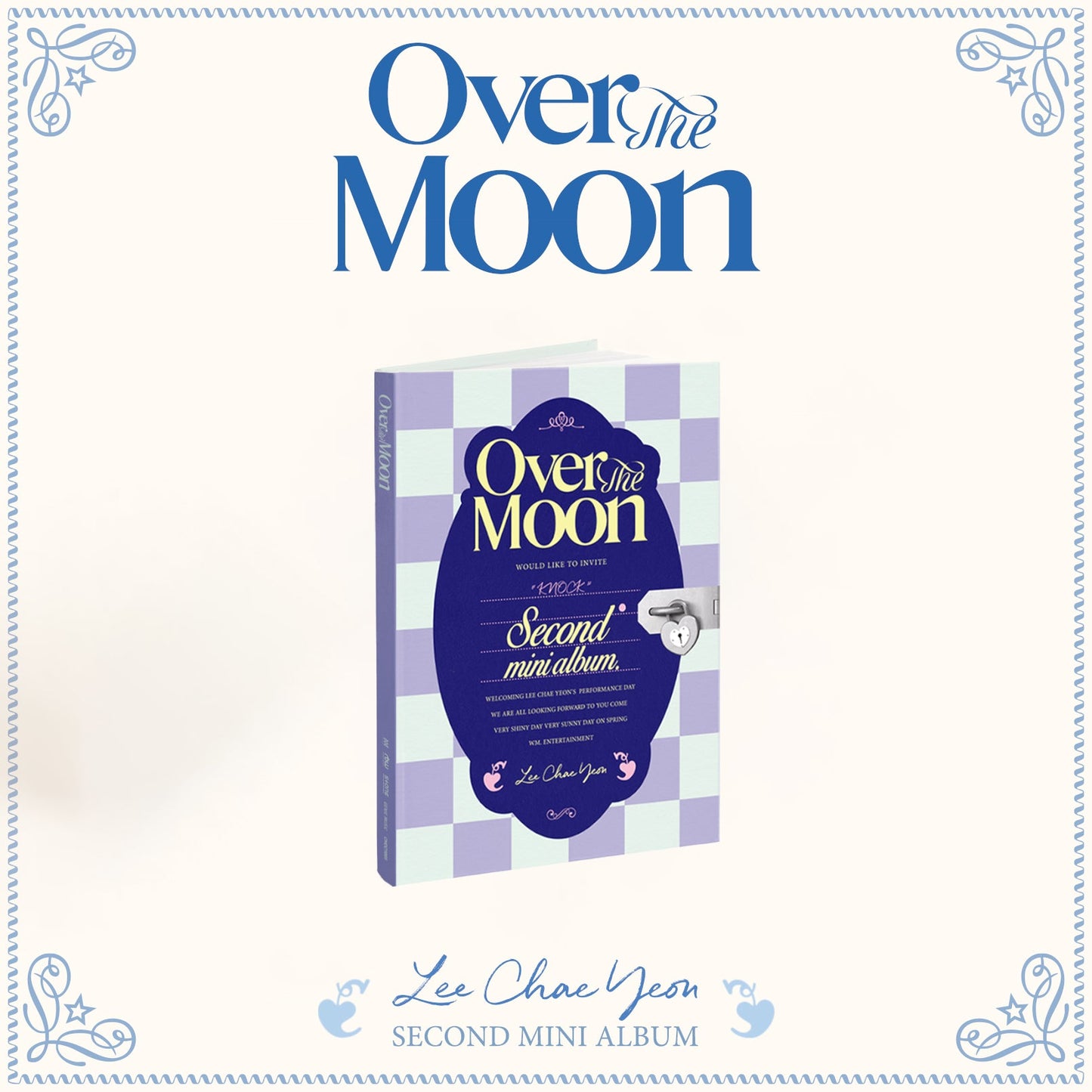 LEE CHAEYEON 2ND MINI ALBUM 'OVER THE MOON' NIGHT VERSION COVER