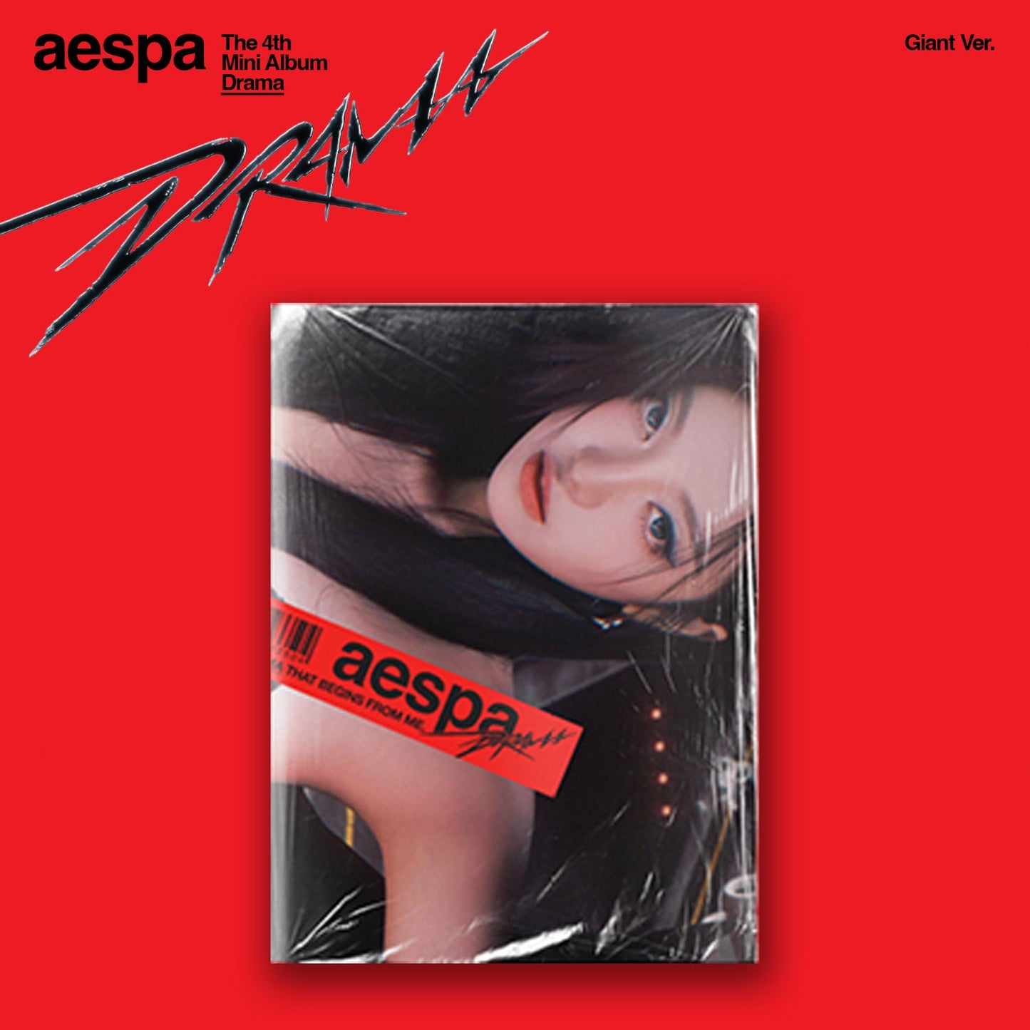 AESPA 4TH MINI ALBUM 'DRAMA' (GIANT) NINGNING VERSION COVER